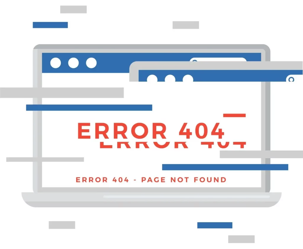 Error 404 - Missing web page - Signs of a website stuck in the past - Lukard Tech Solutions